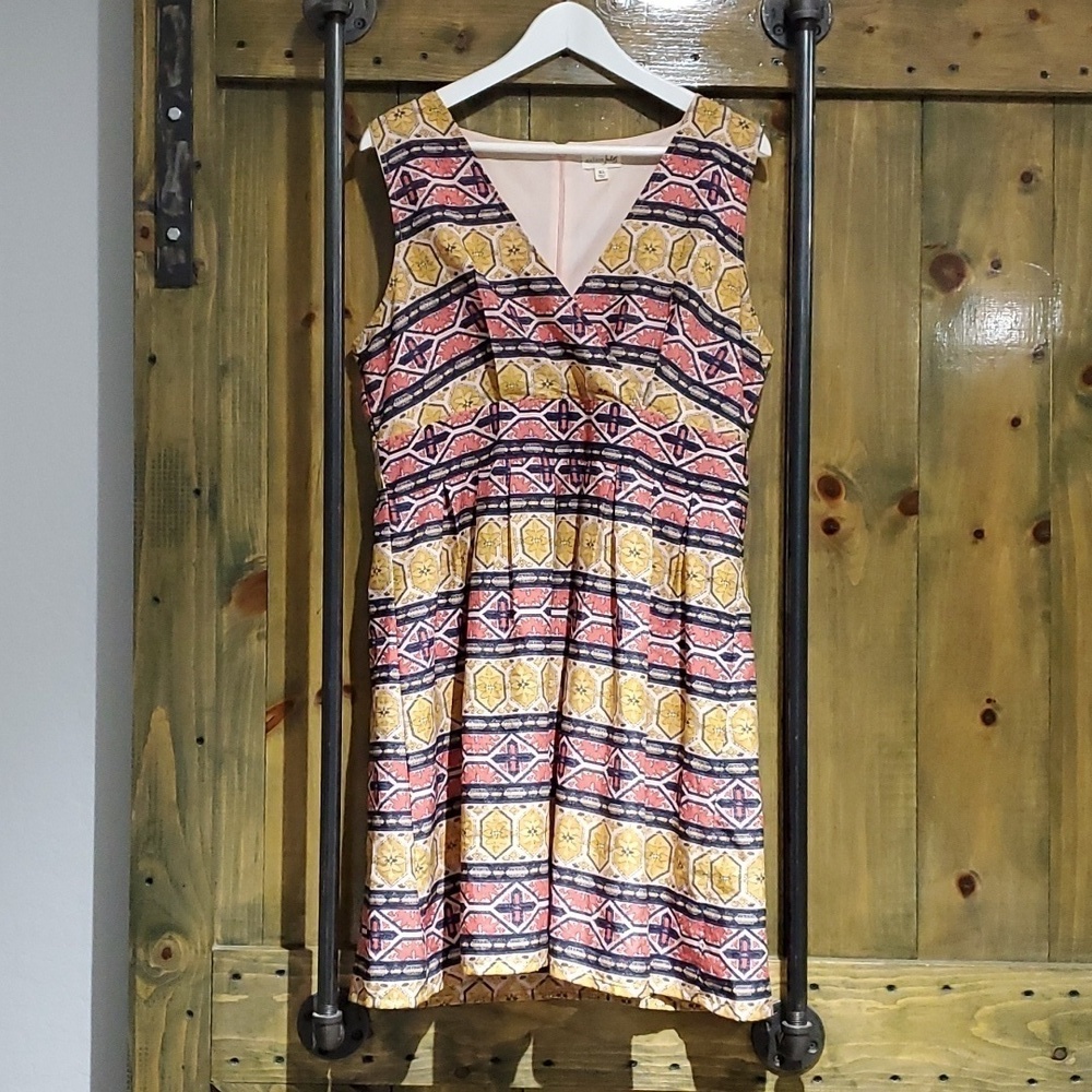 ANTHROPOLOGIE MAISON JULES V NECK SLEEVELESS DRESS XL For Graceful Young Women